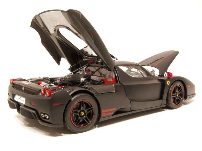 BBR Ferrari Enzo 1/18 édition Limitée – Noir Mat Avec Bandes Noires – Collection Prestige