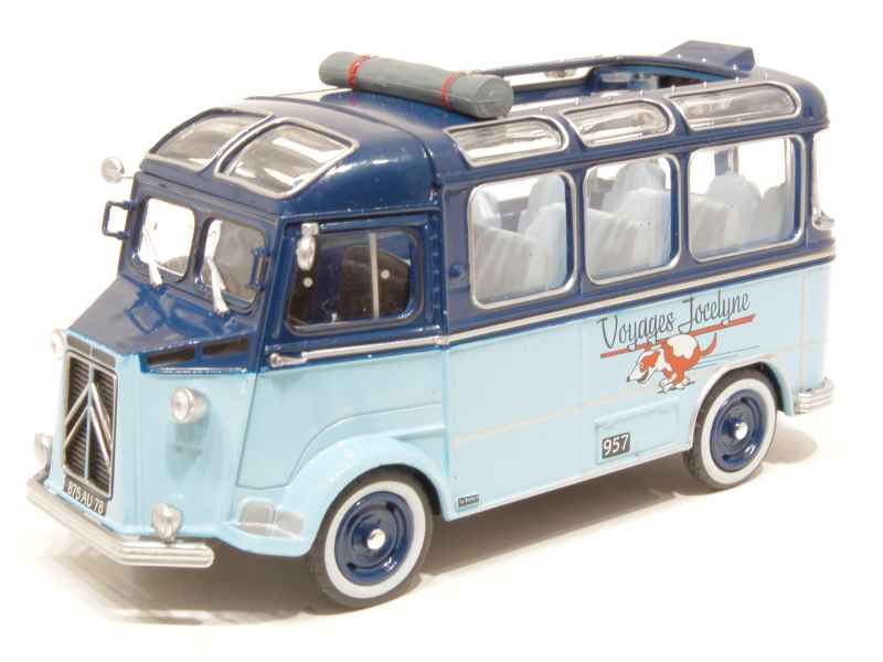 Citroën Type H 1953 autocar "Voyages Jocelyne" ELIGOR/HACHETTE