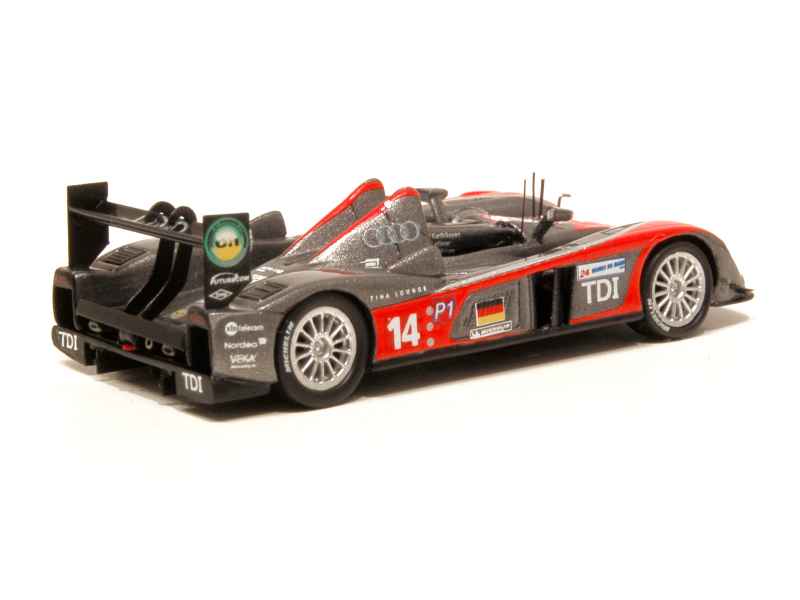 Miniature Voiture Audi R10 TDI Le Mans 2009 – Spark, échelle 1/43, Kolles #14, Lotterer/Zwolsman