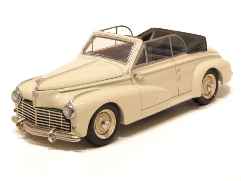 Miniature Elysée Résine 1/43 - Peugeot 203 Cabriolet 4 Places Noire 1950