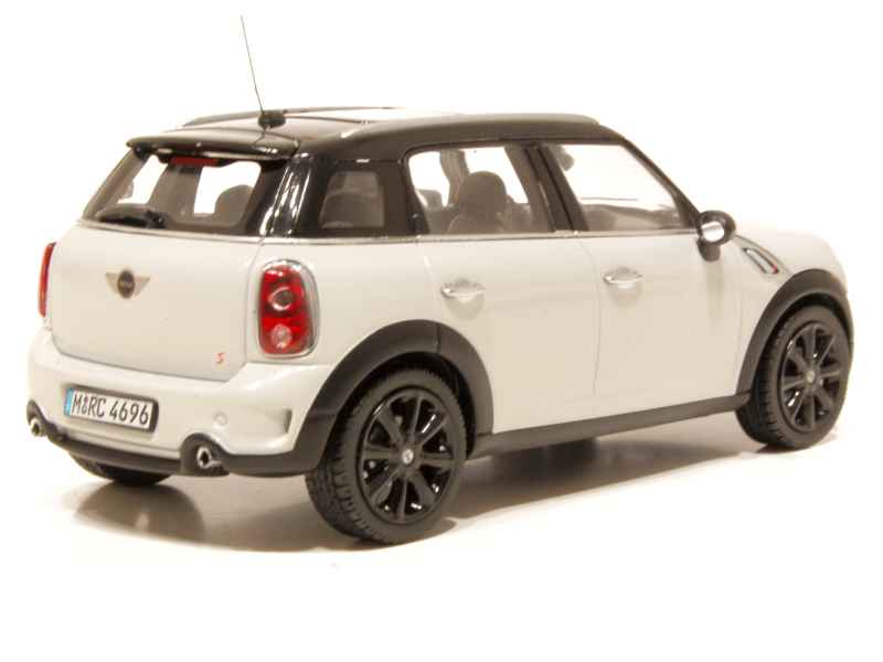 Miniature Schuco 1/43 Mini Countryman Cooper S 2010 - Rouge Toit Blanc, Neuve