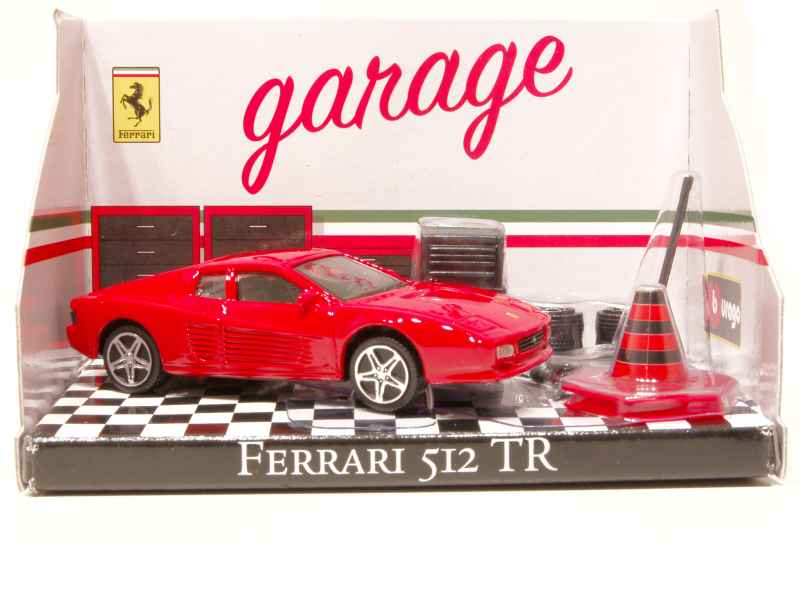 Ferrari 512 BB Bleue Métallisée Burago 1/24 - Modèle Rare N°295, Occasion, Manque Essuie-glace