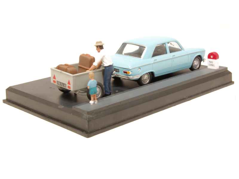 A40 1:43 METOSUL 24 PEUGEOT 204 BERLINE NOIR EXCELLENT COFFRET RARE