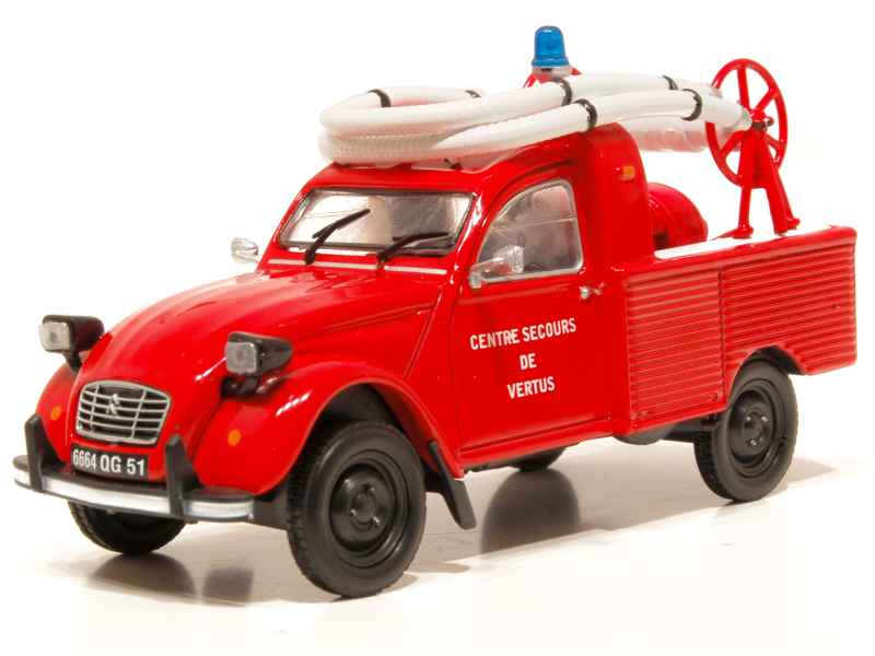 64736 Citroën 2CV Pick-Up Pompiers