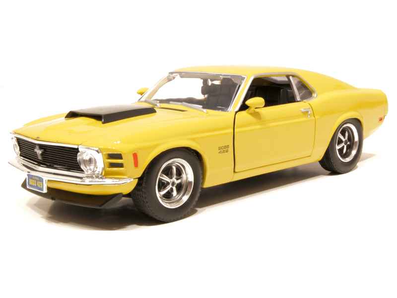 KOVOVÉ a RESIN MODELY | Ford Mustang Boss 429 (1970) Černá MOTORMAX 1