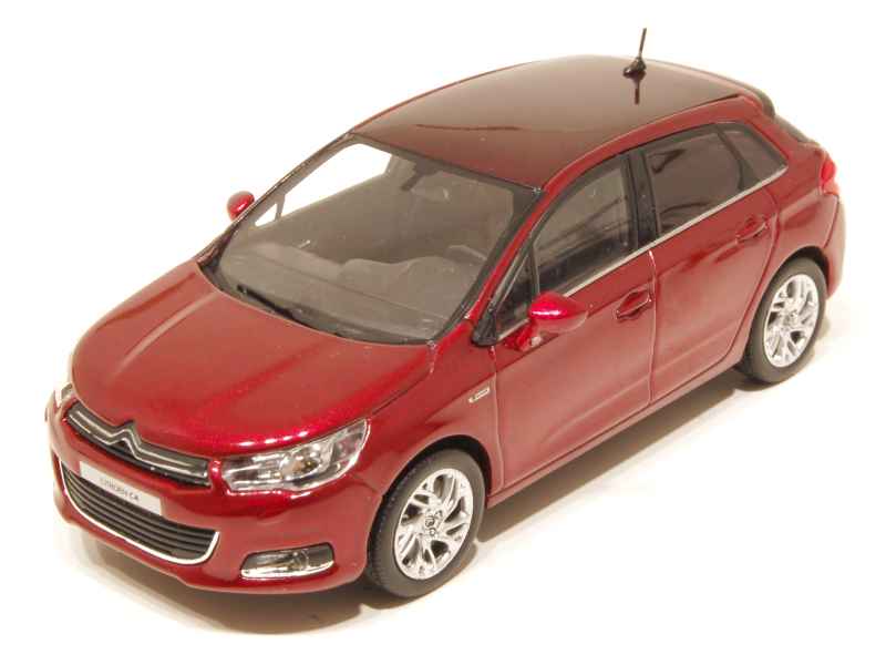Modèle Réduit CITROËN C4 Berline 2004 Rouge NOREV - Échelle 1/87, Métal Et Plastique, Neuf