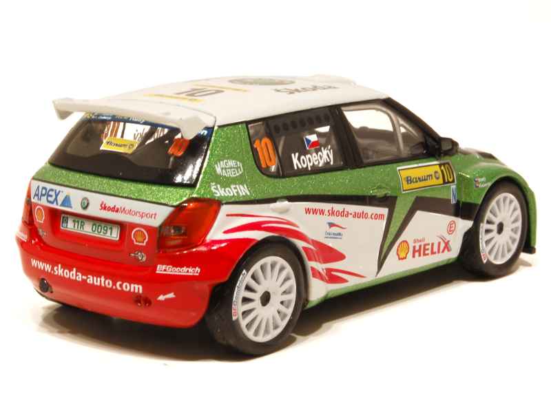Abrex 1/43 Skoda Fabia S2000 N°3 - Hanninen Barum 2009