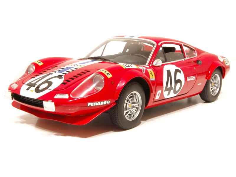 Ferrari Dino 246 GT Bleu Métal 1/18 - ANSON - Miniature De Collection