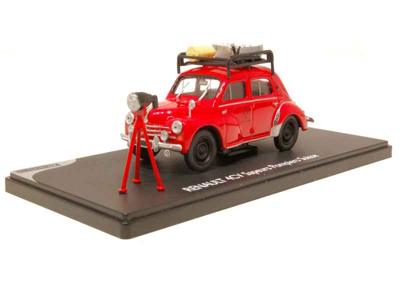 Renault - 4CV Pompiers Suisse - Eligor - 1/43 - Autos Miniatures Tacot