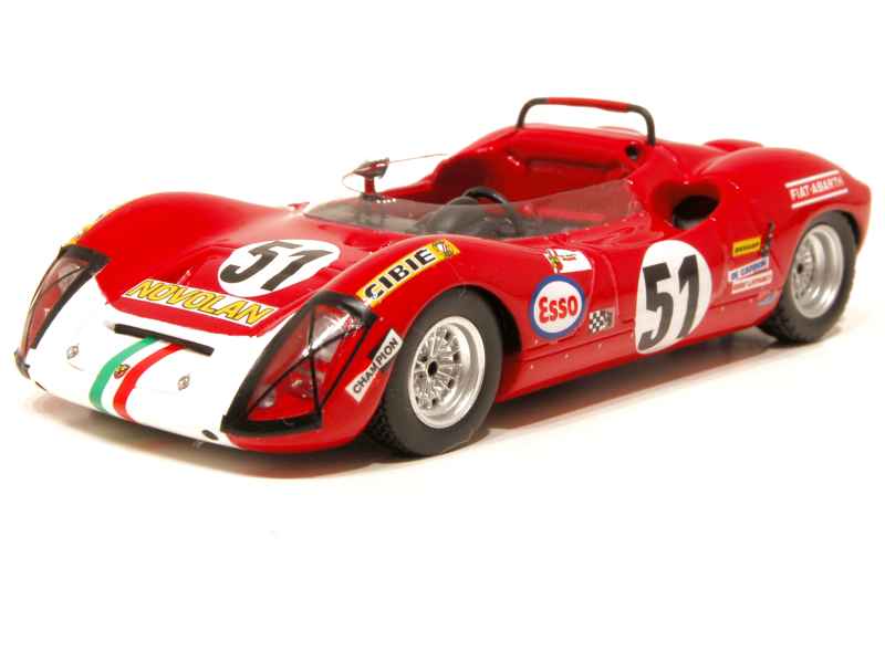Autocollants Fiat 1000 SP Le Mans 1969 - Échelles 1:32, 1:43, 1:24, 1:18, 1:64