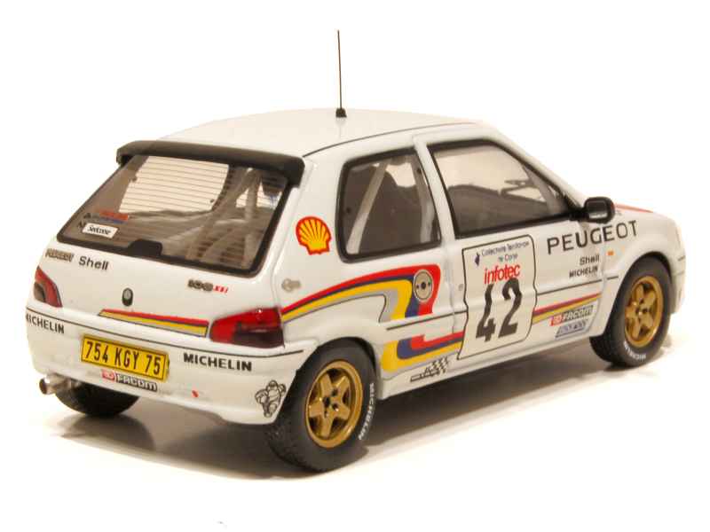 Peugeot - 106 XSi Tour de Corse 1993 - IXO - 1/43 - Autos