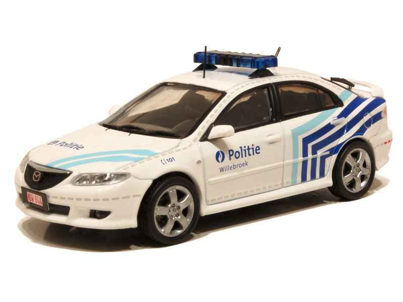 Mazda 6 Police 2004 J collection 1 43 Autos Miniatures Tacot