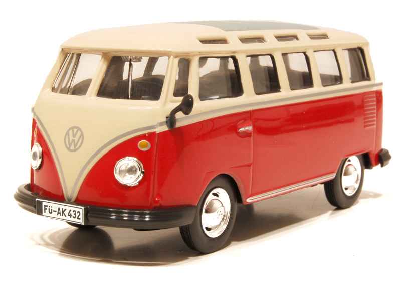 Minialuxe - Modèle Réduit 1/43 Volkswagen Combi T1 Samba 1955 - Jaune & Crème - Métal/Plastique - Neuf Avec Certificat