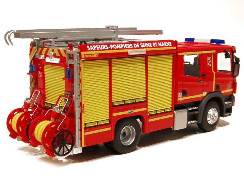 Camion De Pompiers Eligor SB 1/43 – Scania P270 Échelle Magirus – Occasion Sans Boîte