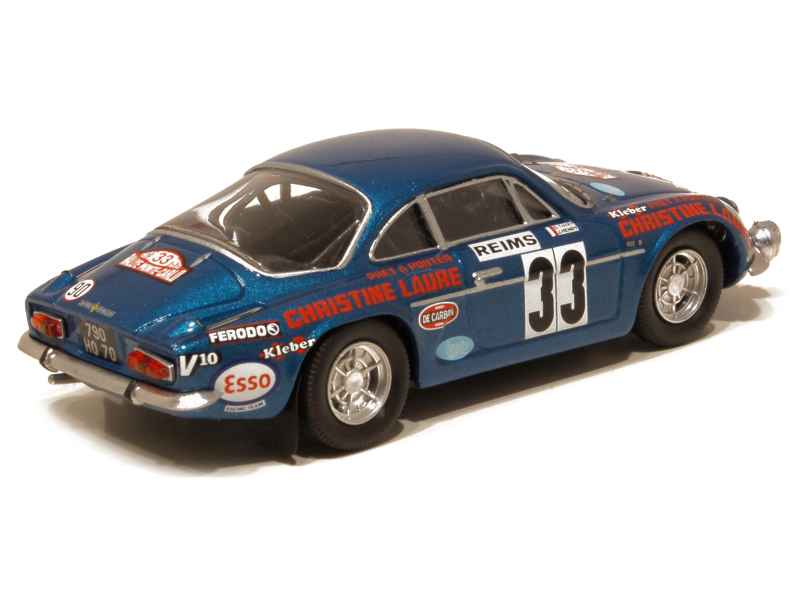 Trofeu - Alpine Renault A110 - K. Russling/W. Weiss - Monte-Carlo 1973 #35 - Troféu