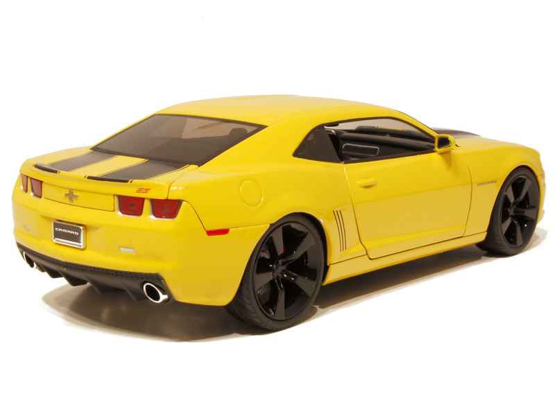 Maisto 1:18 Chevrolet Camaro SS RS 2010 – Modello Auto Sportiva Gialla E Nera Da Collezione - Foto 3