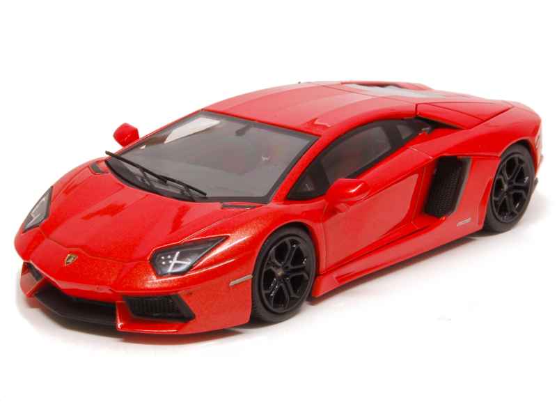 LOOKSMART Lamborghini Aventador LP 700-4 Orange 1/43 – Miniature Résine Neuve
