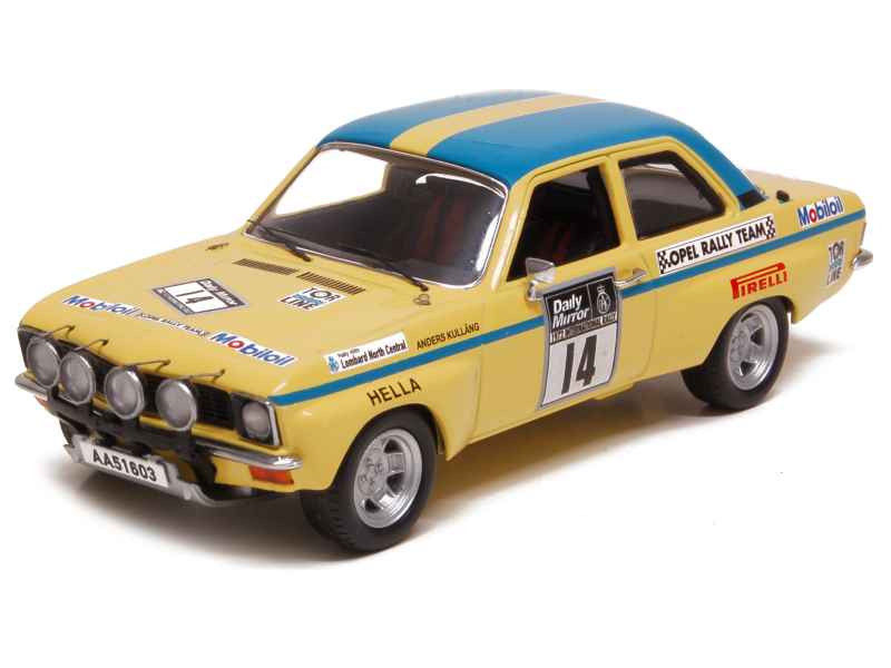 Opel Ascona A N°14 Rallye 1972 - Schuco 1:43 - Anders Kullang, Donald