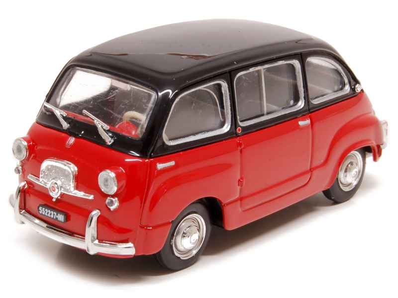 Fiat 600D Multipla – Tirelire / Miniature 1/43 – Brumm S10/47 (occasion)