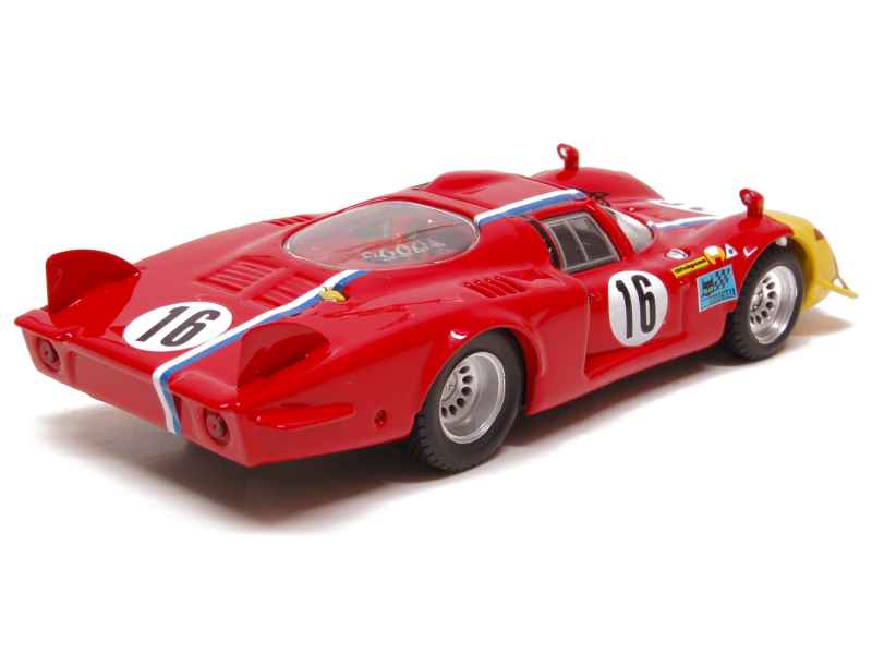ALFA ROMEO 33.2 Lm N 15 Test 24h Le Mans 1969 Pilette - Slotemaker, Red