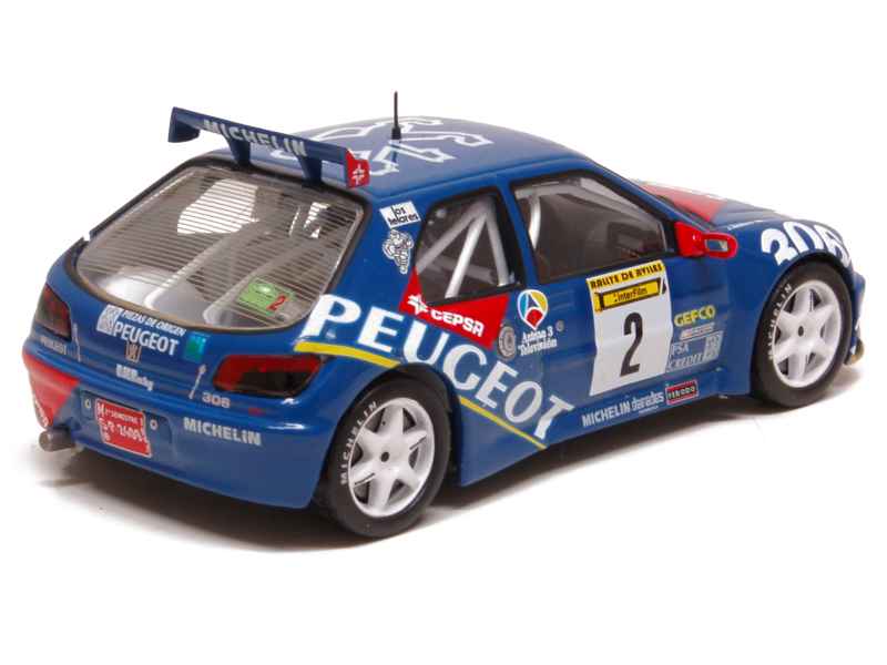 PEUGEOT 306 MAXI KIT CAR, AZCONA, RALLY DE AVILES 1997, 1/43