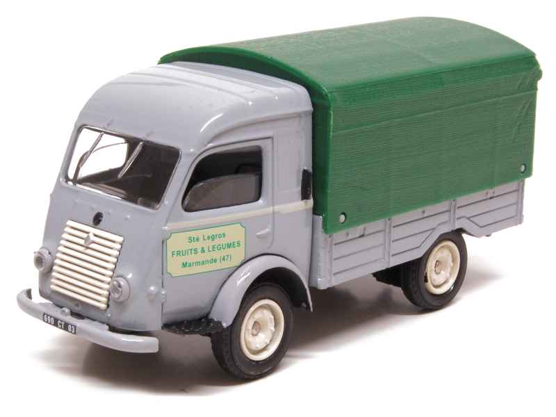 Kit Miniature Minitrucks TIR 8 – Renault TLR 280 + SR Bâchée – 1/50 – Résine à Peindre