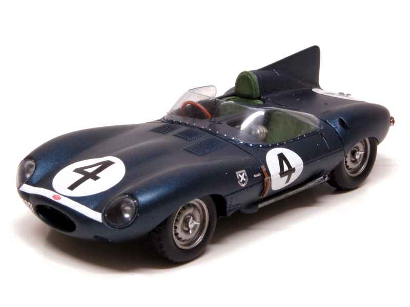 Miniature Spark Jaguar D Type N°4 - Vainqueur Le Mans 1956 - Échelle 1/43 - Occasion
