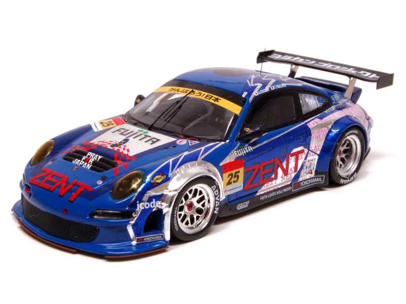 1:43 PORSCHE 911 GT3 RSR TEAM FLYING LIZZARD LE MANS 2008 OVERBEEK / BERGMEISTER / NEIMAN - 1:43