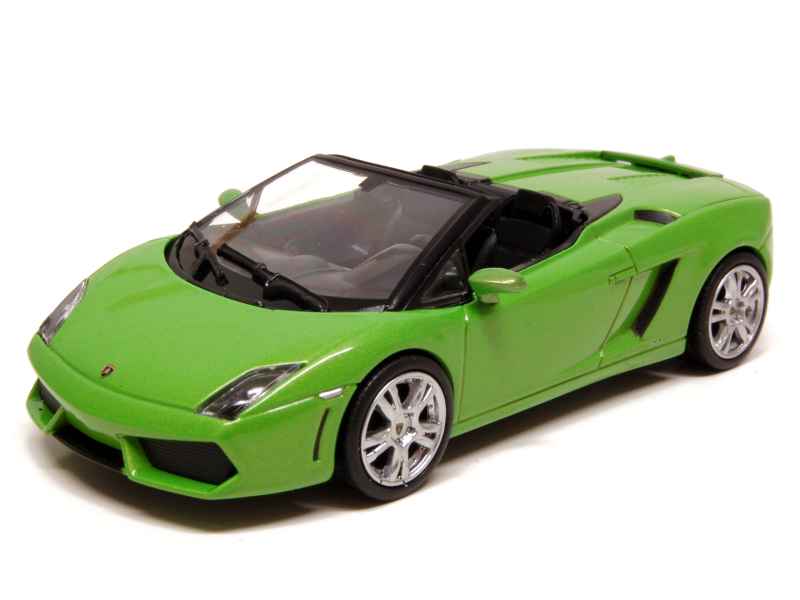 Miniature LAMBORGHINI Gallardo LP560-4 Spyder Vert métallique (2009