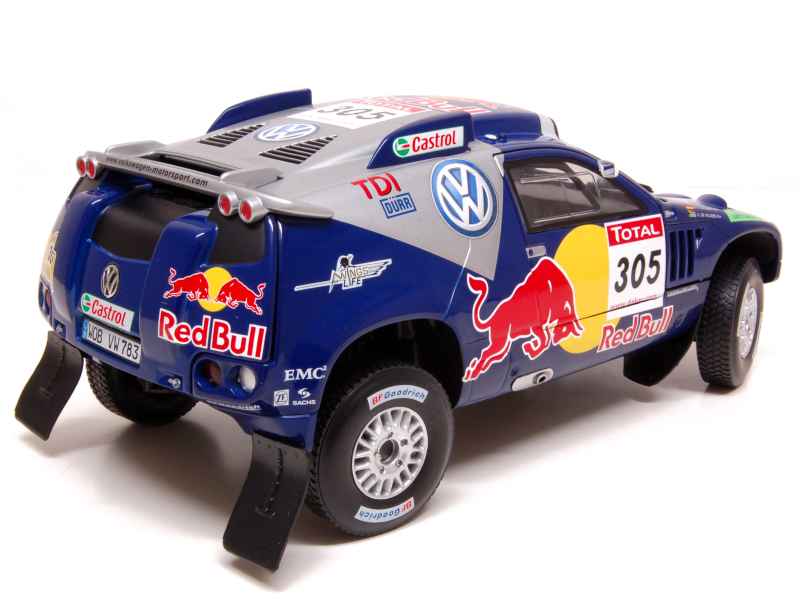 NOREV 188466 Scale 1/18 | VOLKSWAGEN RACE TOUAREG RED BULL N 305 WINNER RALLY DAKAR 2009