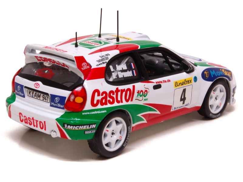 AUTOart 69981 Toyota Corolla WRC N°4 - Auriol/Giraudet 1999 - Échelle 1:43 (Occasion)