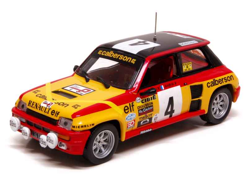 Renault 5 turbo rouge 1980 ; échelle 1/43 Universal hobbies