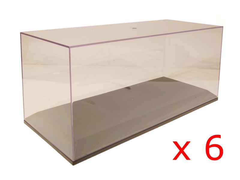 Urna Metacrilato Lot De 24 Boite Vitrine Avec Socles Pour Miniatures 1/43 Hauteur 6 Cm Vitrina Expositora Para Colecciones