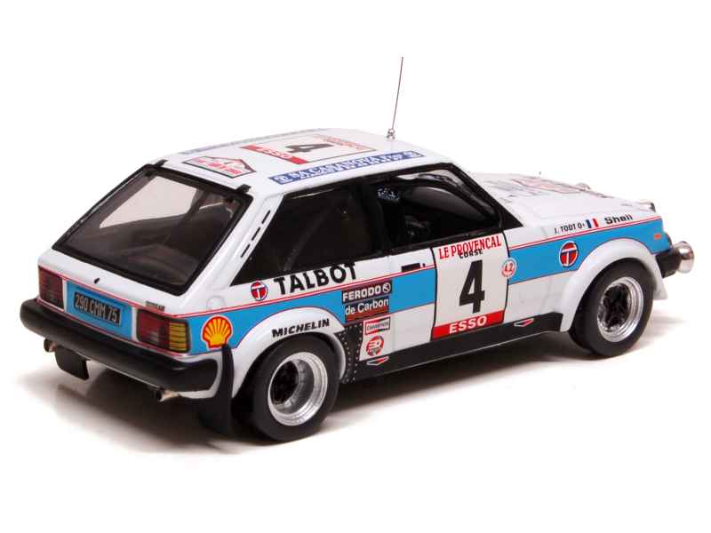Talbot SUNBEAM LOTUS #9 TOIVONEN/GALLAGHER TOUR DE CORSE 1981 | Auto Miniatures