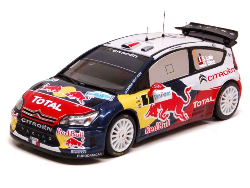 IXO Citroen C4 WRC - kovové modely rally aut