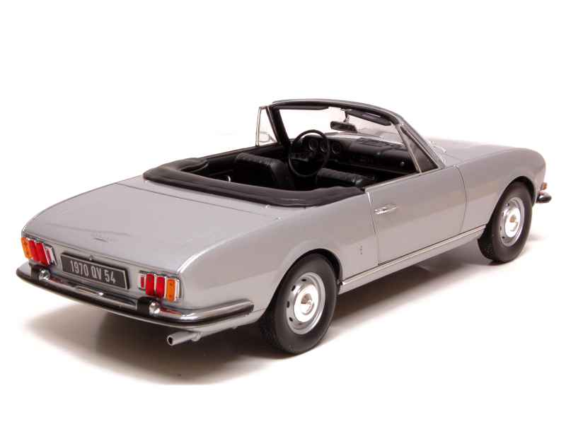 Maquette Peugeot 504 Cabriolet 1969 Gris Métal Par Norev - Échelle 1/43 - Boîte Fermée