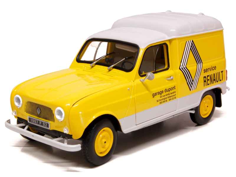 renault 4l miniature 1 18