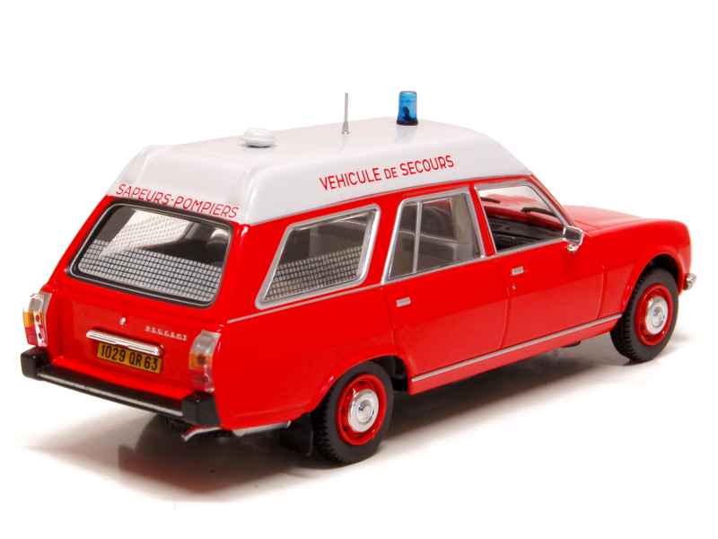 70302 Peugeot 504 Break Ambulance Pompiers 1979