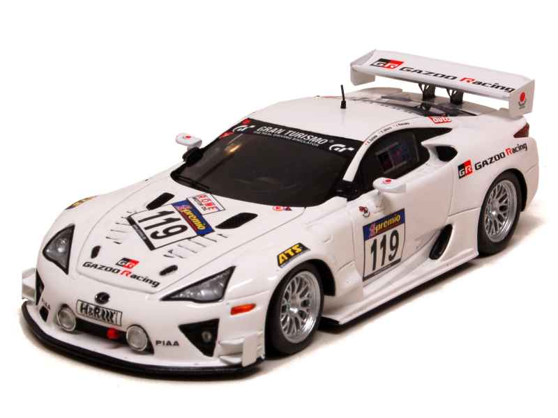 Ebbro 1/43 Lexus Lfa Nurburgring Race 2012 Test Car 24 Hour