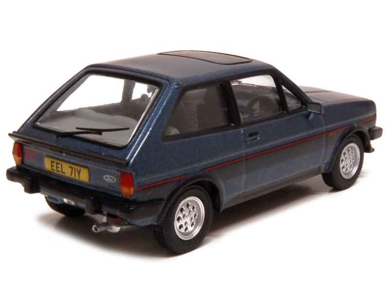 Miniature Corgi Vanguards – Ford Fiesta Mk1 Ghia 1976, échelle 1/43, Jaune