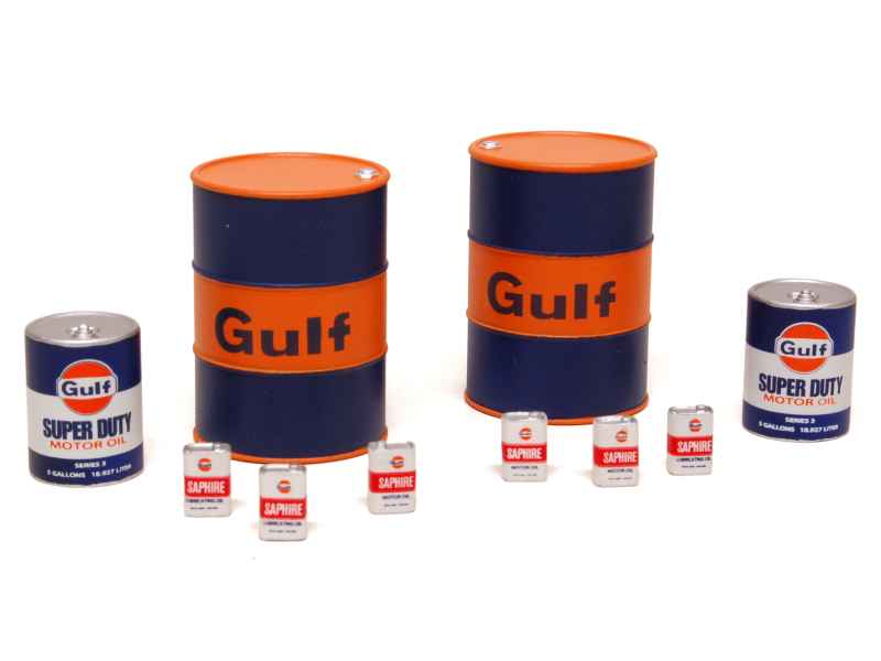 71264 Divers Bidons et Fûts Gulf