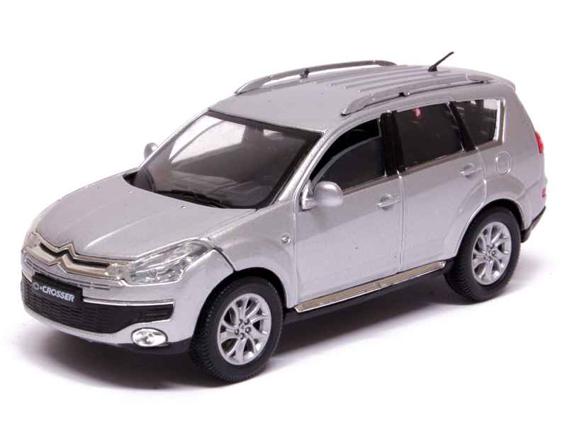 Citroën C-Crosser Majorette – 1/64, Gris, Miniature Métal, Collection (France)