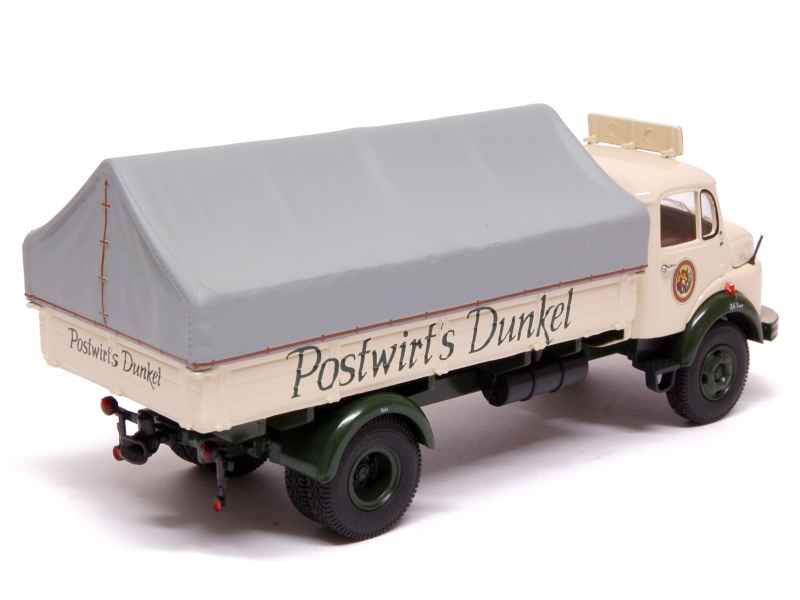 Camion MERCEDES L911 plateau baché rouge 1/18 1970 Schuco 450016400 B0CF18WBBK 4007864048052