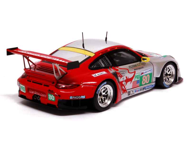 Spark 1/43 Scale - S2584 Porsche 997 Gt3 RSR Flying Lizard #80 Le Mans 2010