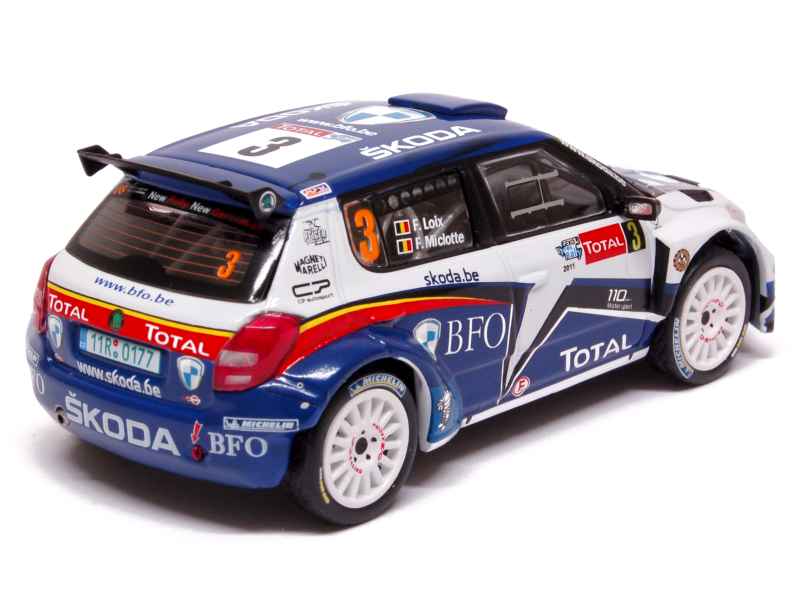 Škoda Fabia S2000 Rallye de Ypres 2013 F. Loix et F. Miclotte - Rallye
