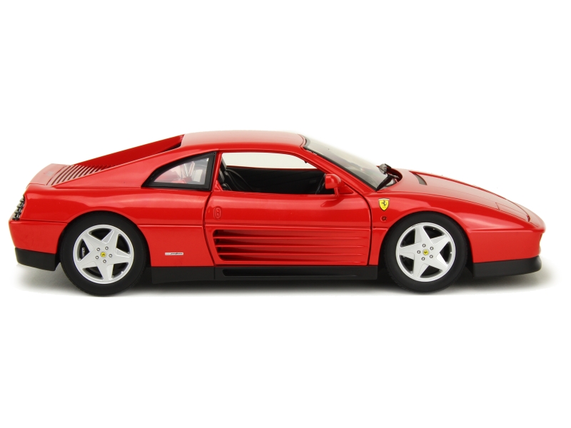 FERRARI 348 TB 1989 gris argent silver 1/18 MIRA voiture miniature de