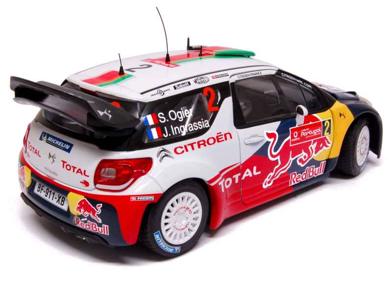 CITROËN DS3 WRC RALLYE # 2 Portugal 2011 au 1/18 NOREV 181556 voiture miniature