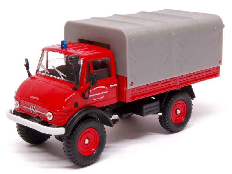 72844 Mercedes Unimog 416 Bâché Pompiers 1963