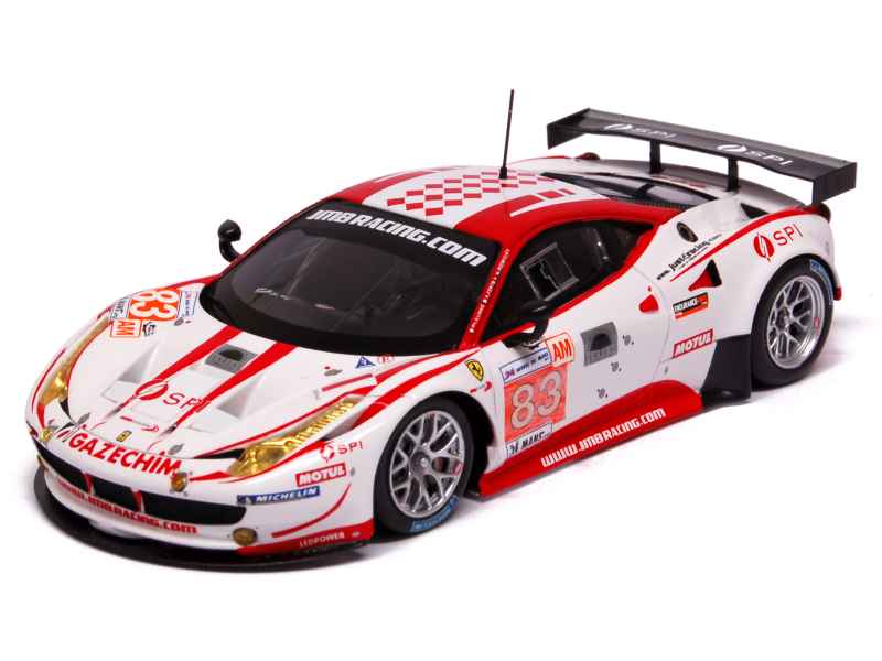 Miniature Ferrari 458 Italia GT2 1/43 Fujimi Italia GT2 No.59 Luxury Racing 24h Le Mans 2012