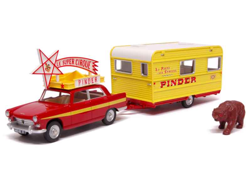 Cirque Pinder Solido Ancien - Peugeot 305 Avec Haut-parleur - 1/43 - Occasion